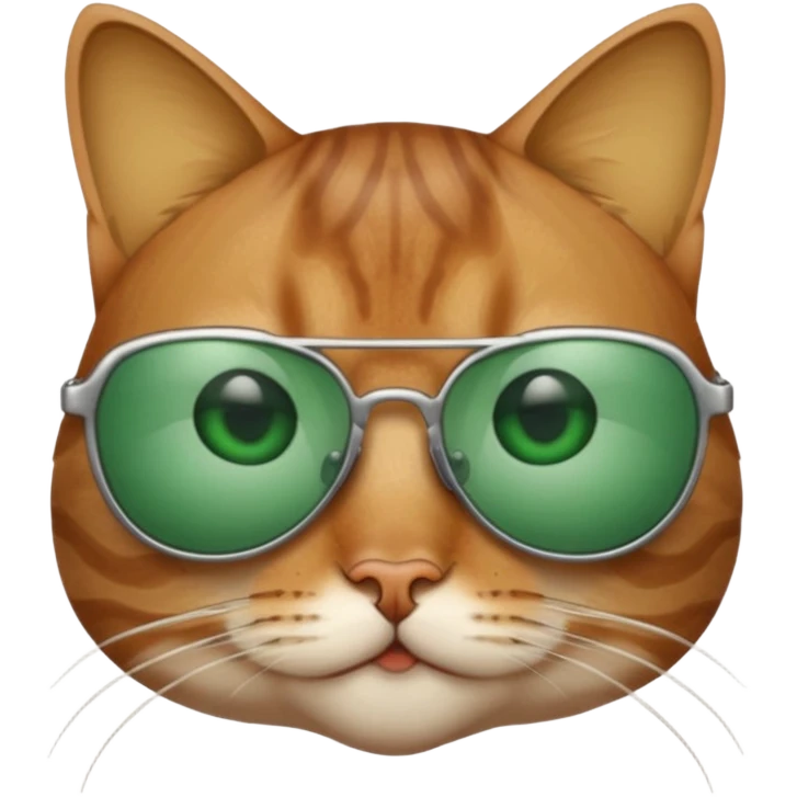 Cat wearing sunglasses emoji