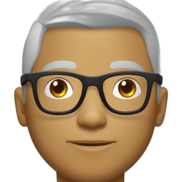 Ronaldo with glasses emoji