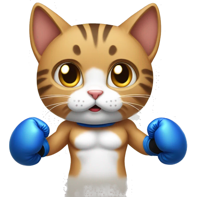 boxing cat emoji