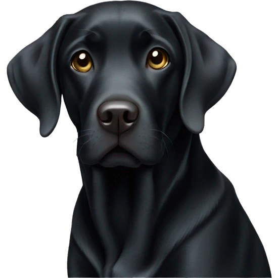 Black Labrador Retriever emoji