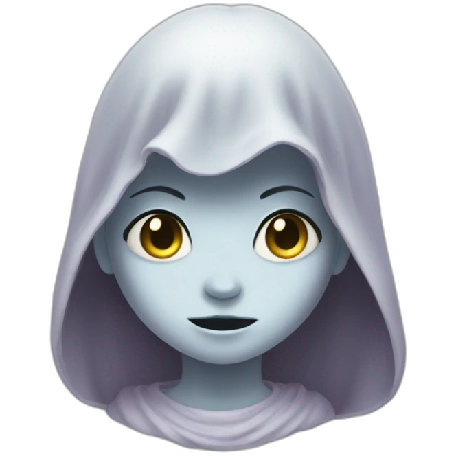 Ghost girl démon emoji
