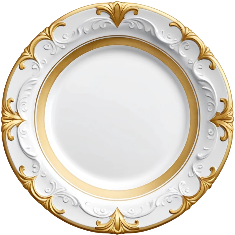Fancy plate emoji