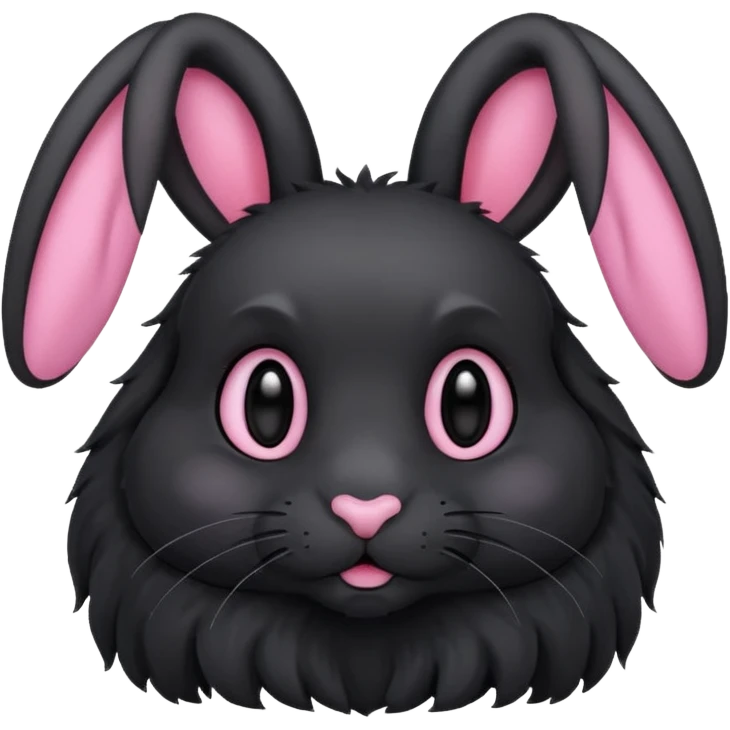 Black rabbit emoji