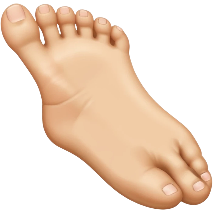 lazy foot emoji