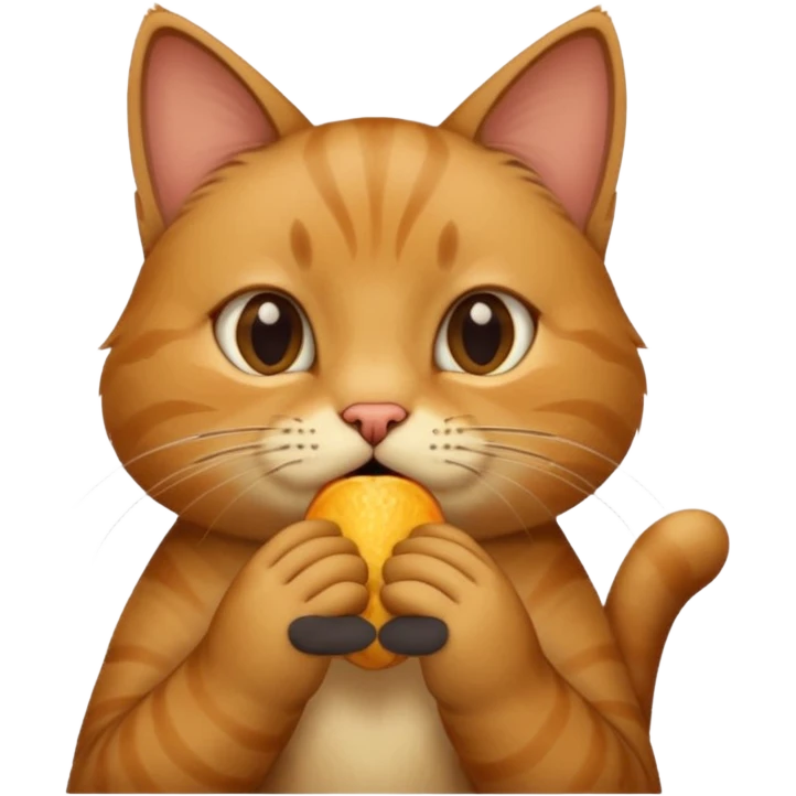 cat nose picking emoji