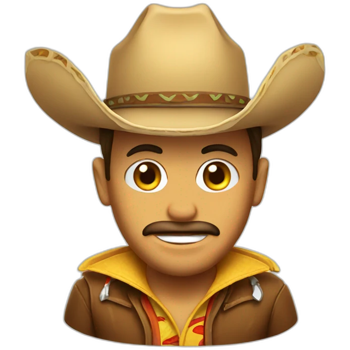 cowboy taco emoji