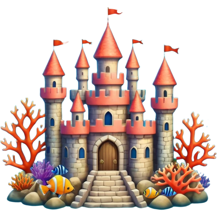 underwater castle emoji