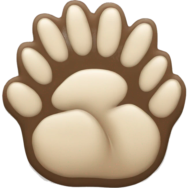 strong bear paw emoji