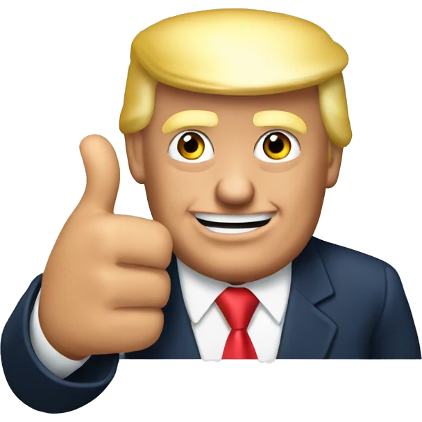 Trump thumbs up emoji