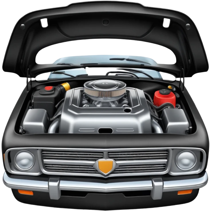 Open car hood emoji