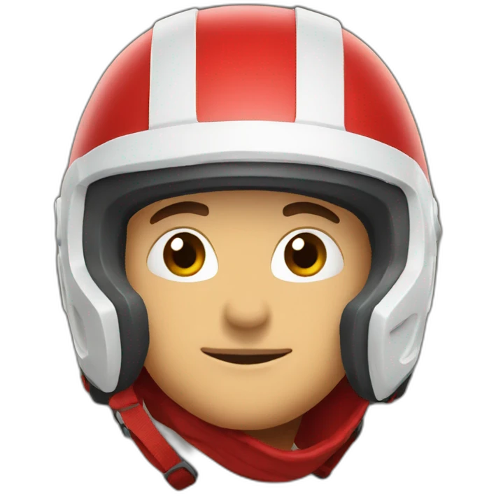 red helmet emoji
