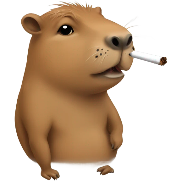 capybara smoking emoji