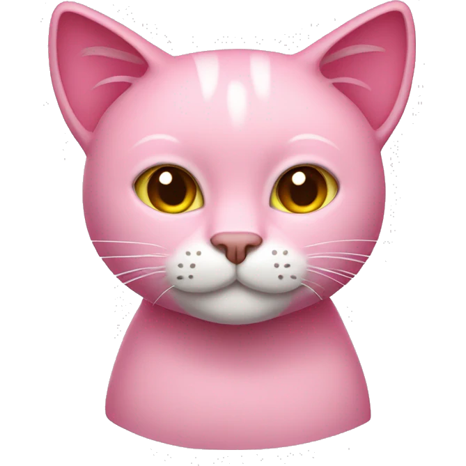 Pink cat emoji