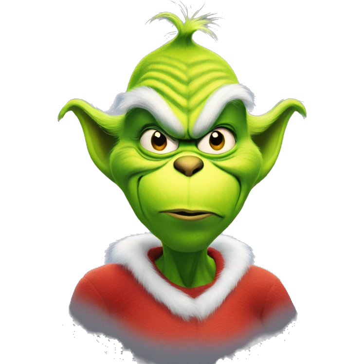 The grinch emoji
