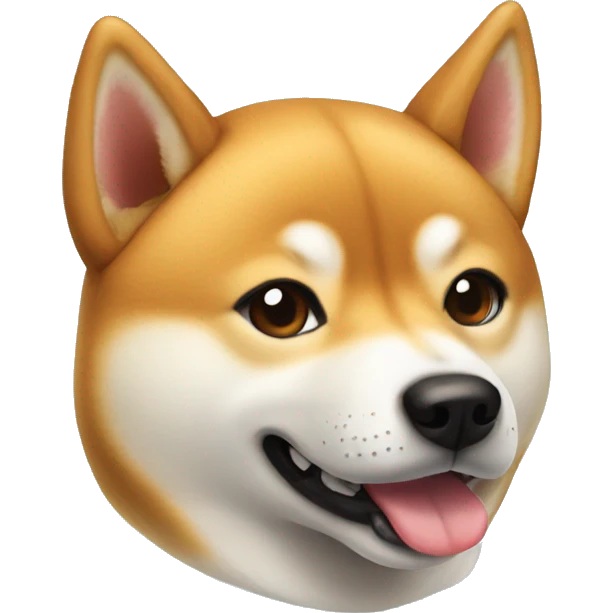 Shiba Inu dog face emoji