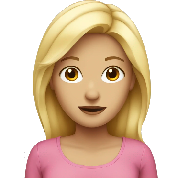blonde girl emoji