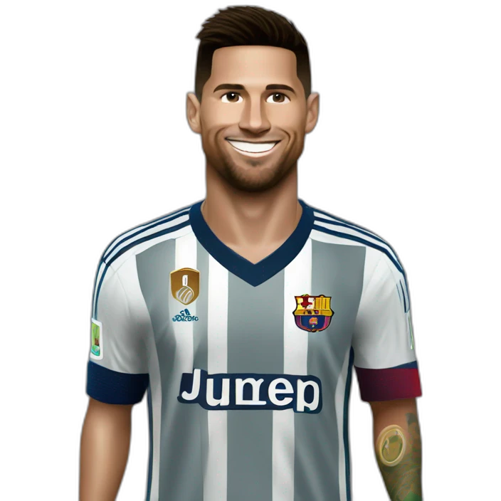 ronaldo love with messi emoji
