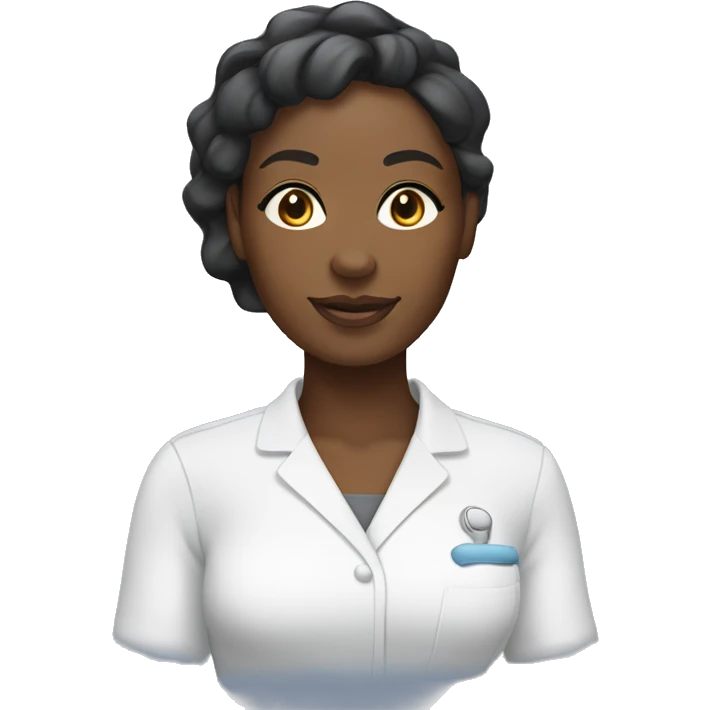 African American massage therapist emoji