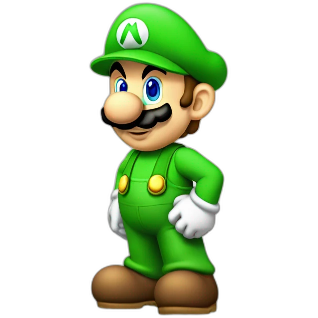Mario bros with luigi emoji