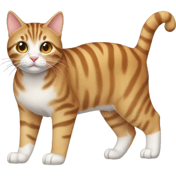 Tabby Cat Full Body emoji