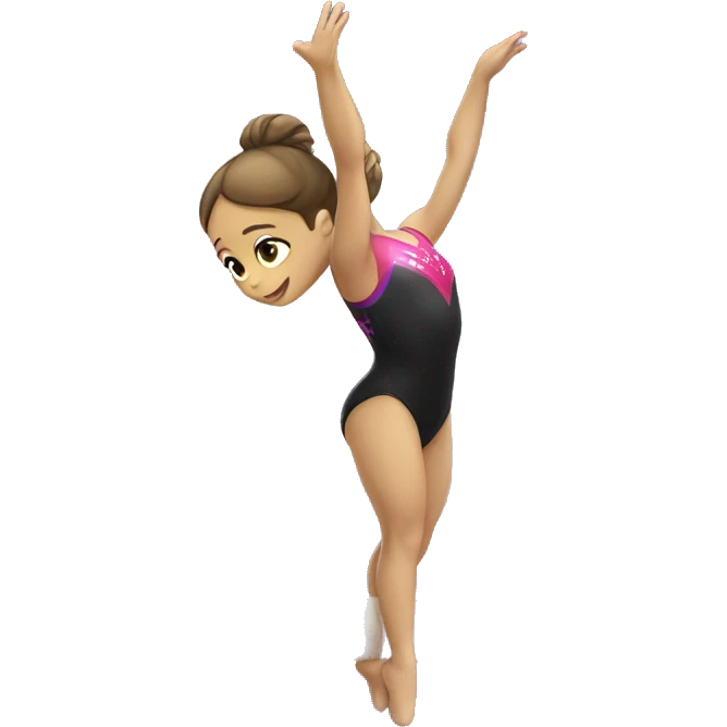 Gymnast on beam emoji