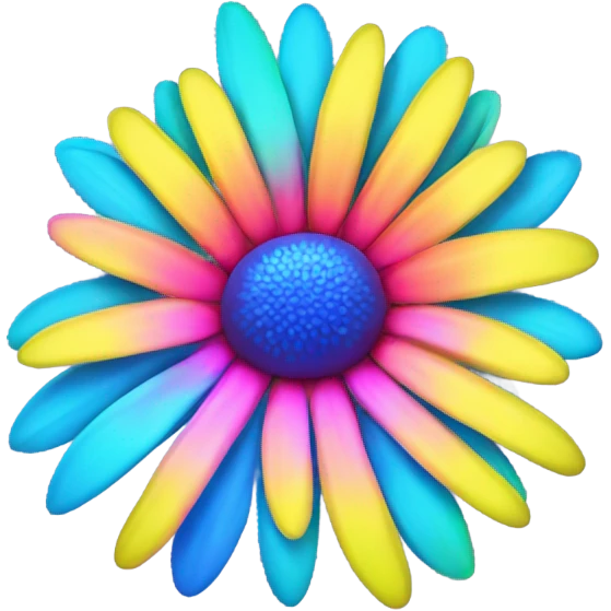 Neon daisy  emoji