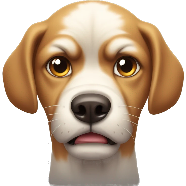 angry dog emoji