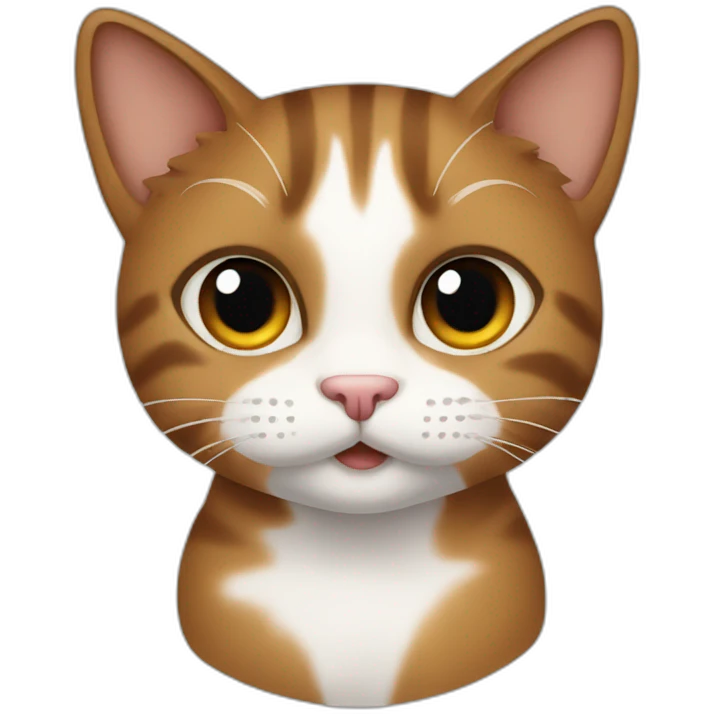 Cat brown emoji