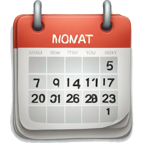 calendar emoji