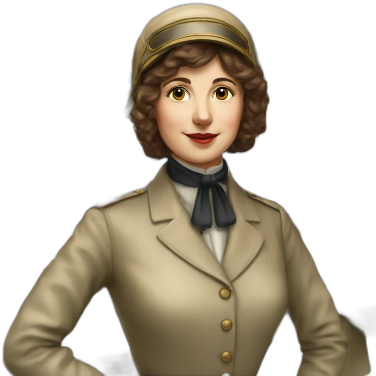Louis bleriot woman emoji
