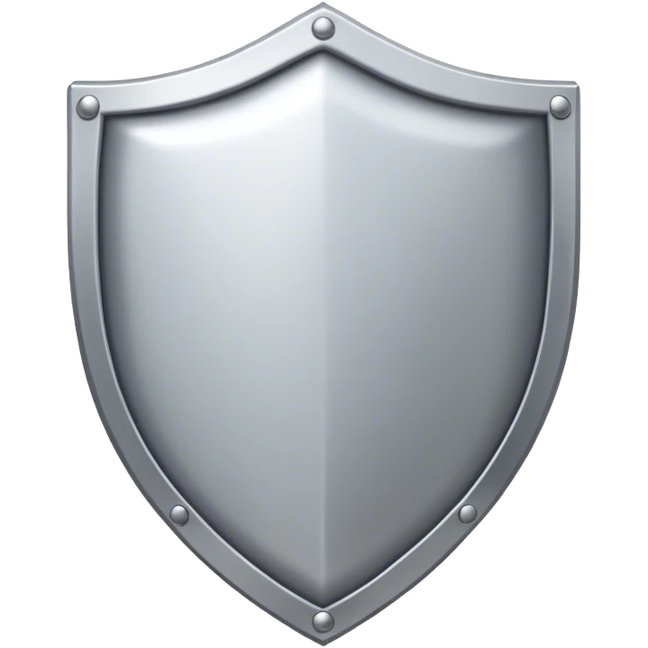 silver shield emoji