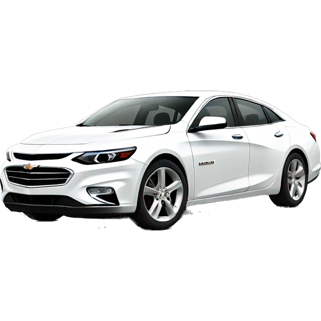 White Chevy Malibu 2024 emoji