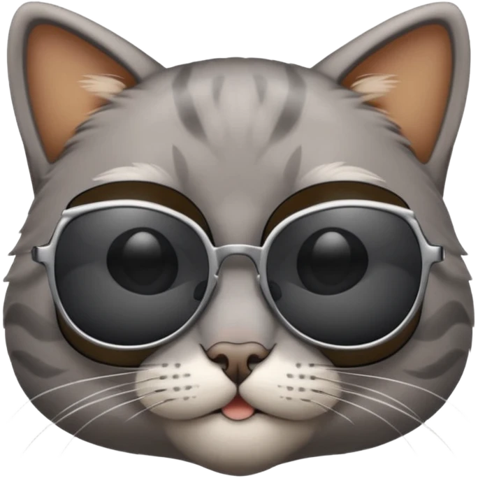 Cat wearing sunglasses emoji