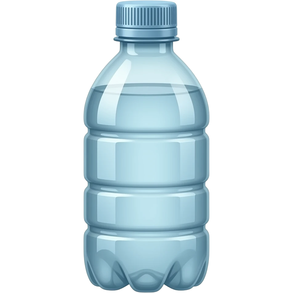 Plastic bottle emoji