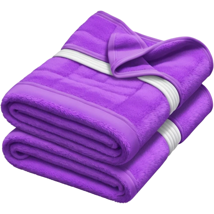 purple towel emoji
