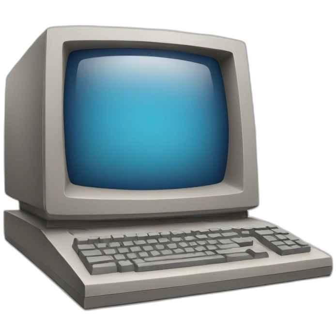Old computer emoji