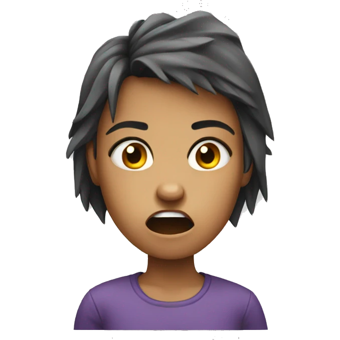 Angry girl emoji