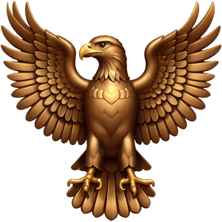 A Roman eagle emoji