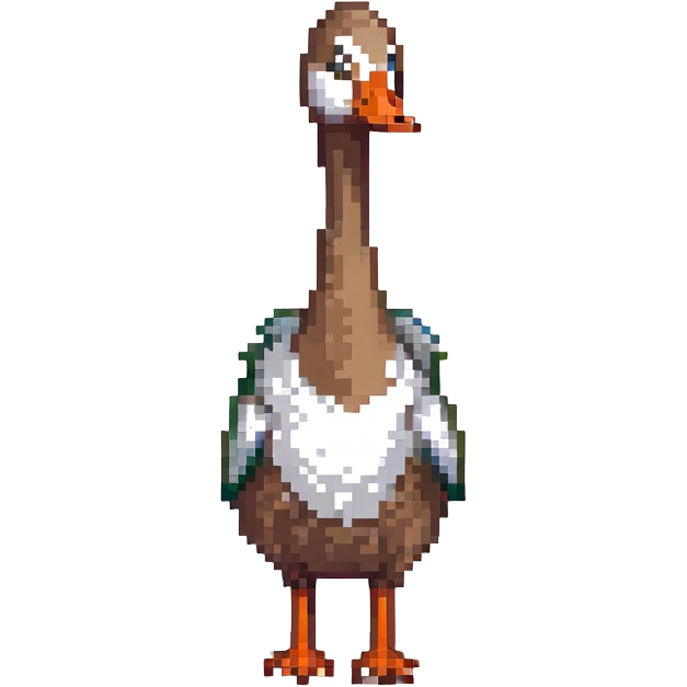 a goose standing emoji