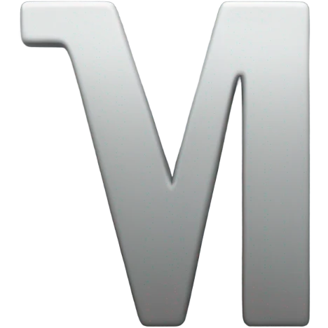 a "W" thats grey and moving emoji