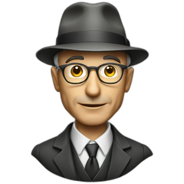 Oppenheimer Physicist with hat emoji