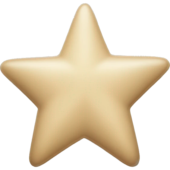 beige star emoji