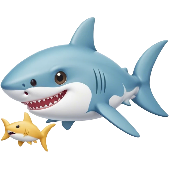 Baby shark with binky  emoji