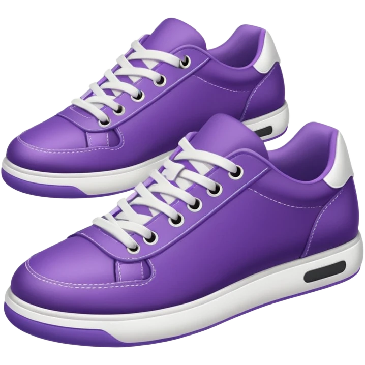purple sneakers emoji
