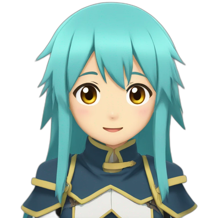 Aqua from Konosuba anime emoji