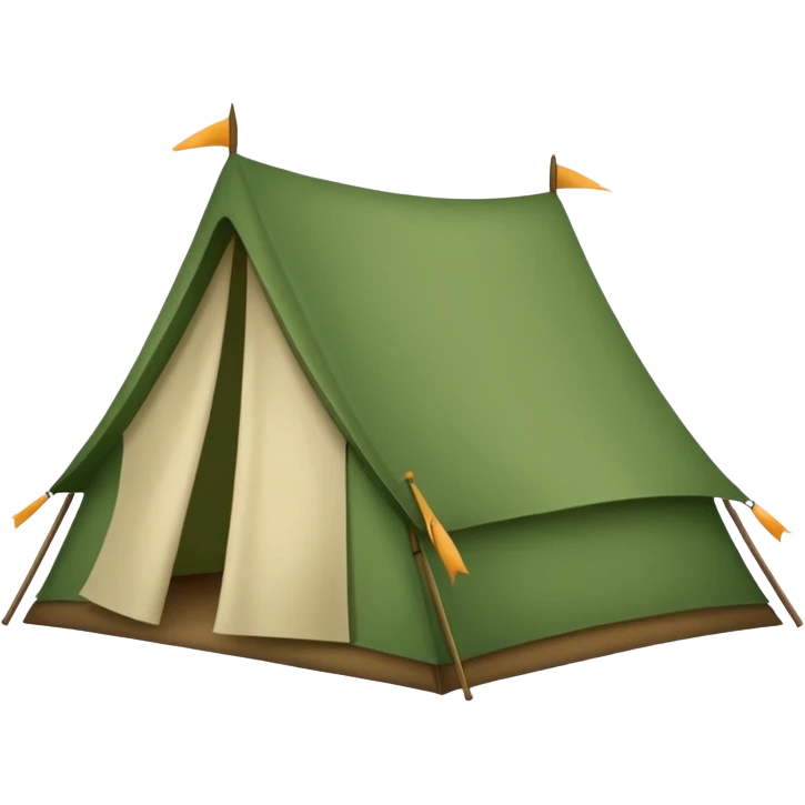 Camp Essentials, tent emoji