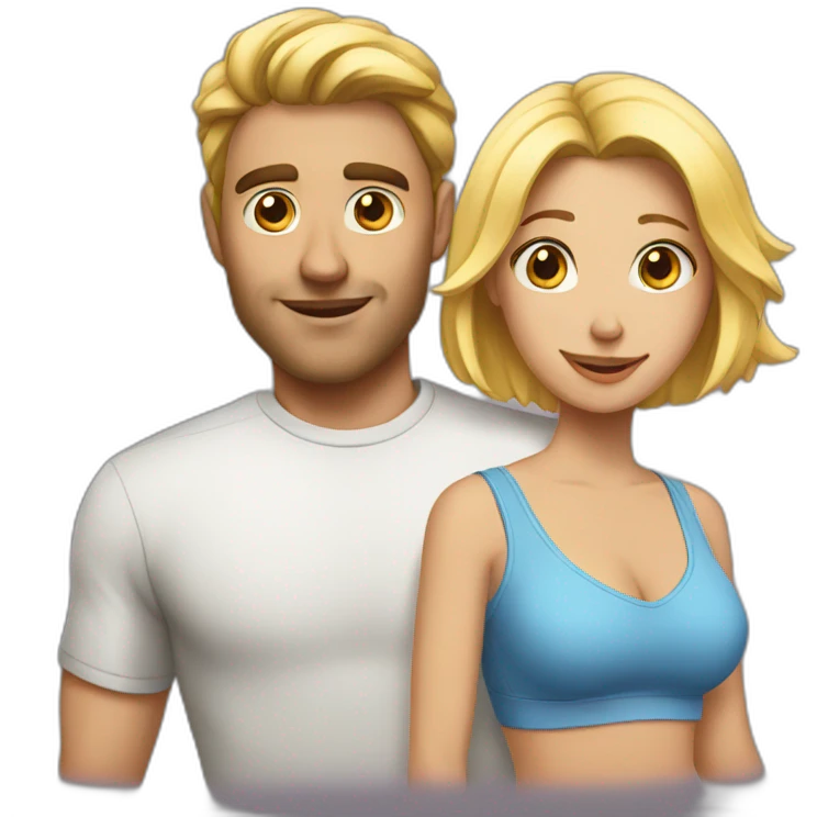 A man with gf emoji