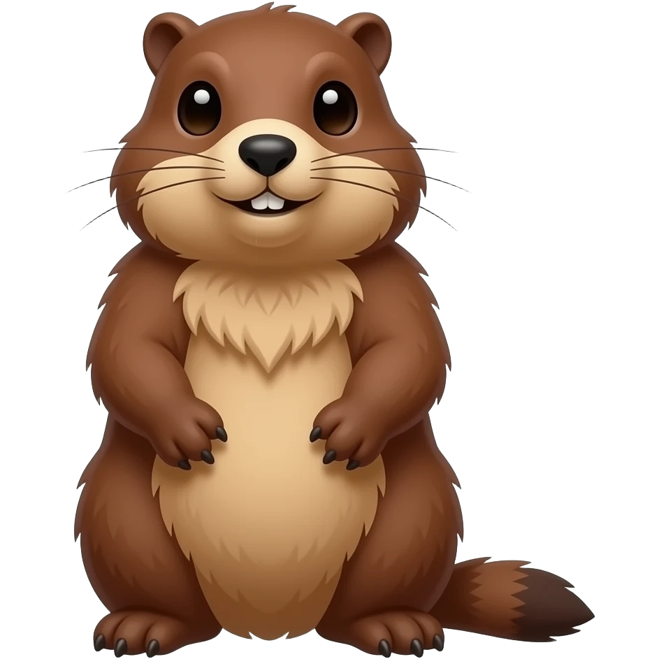 marmotte avec chocolat emoji