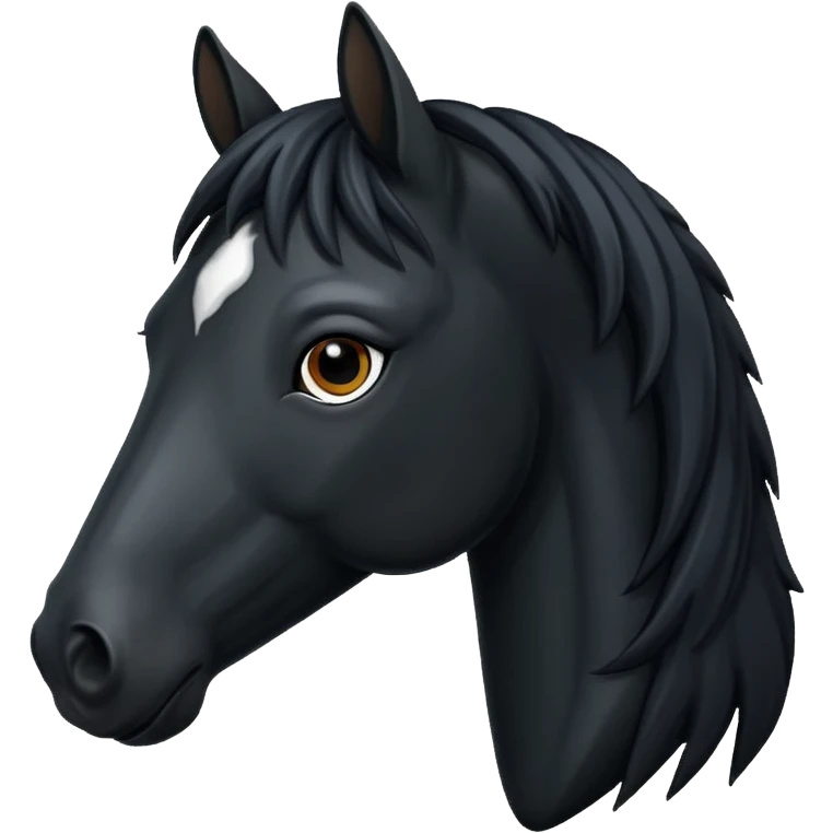 Black horse emoji