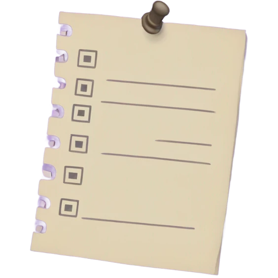 Blank Purple List emoji